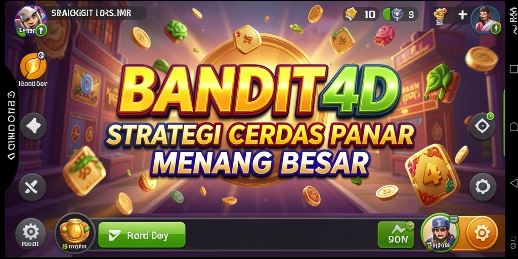 Tampilan gameplay BANDIT4D dengan strategi mendebarkan yang dihadirkan.