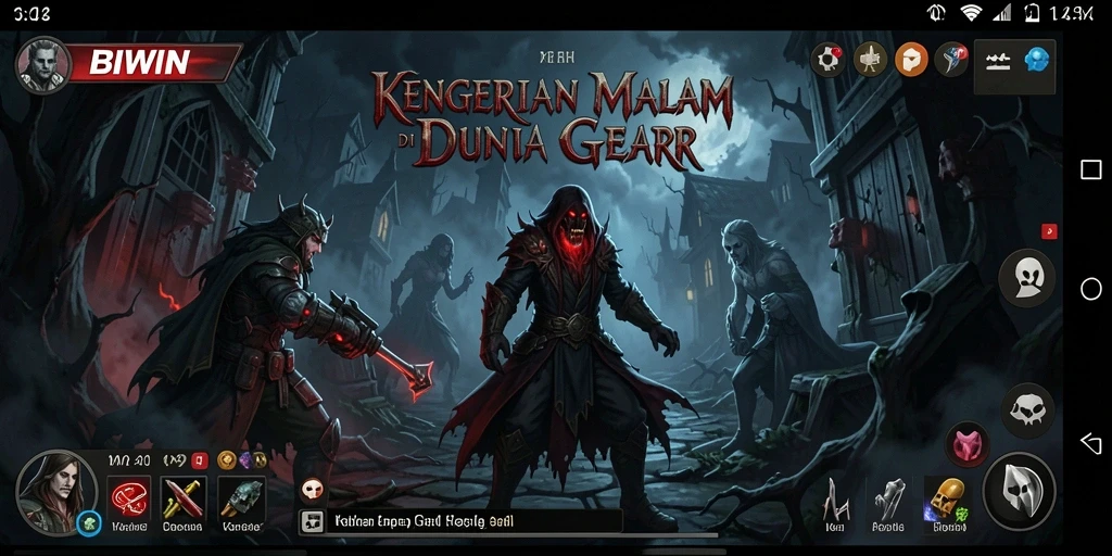Gameplay menakutkan dengan makhluk menunggu di sudut gelap.