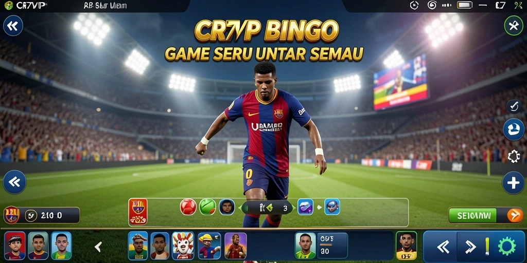 Tampilan gameplay seru dalam CR7VIP Bingo.