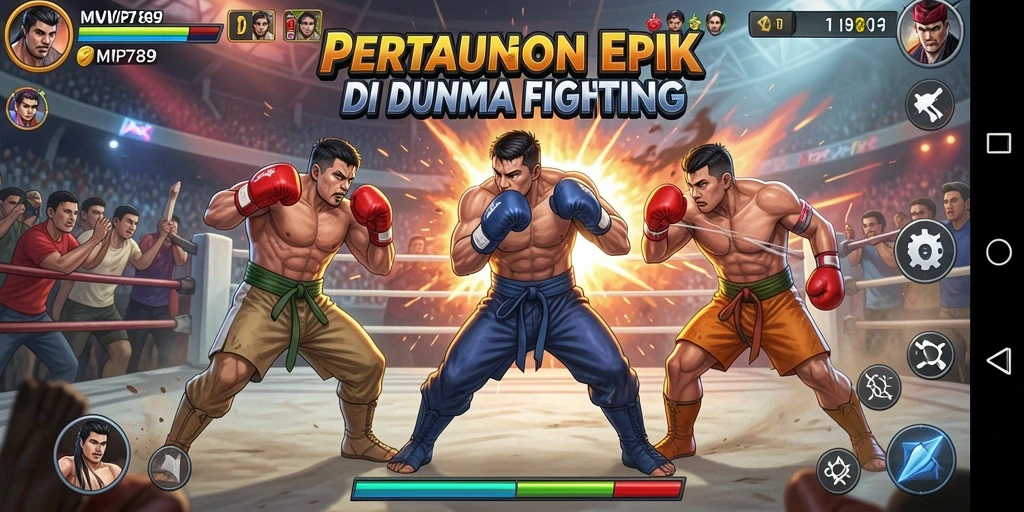 Gameplay menarik dengan pertarungan epik di MVP789.