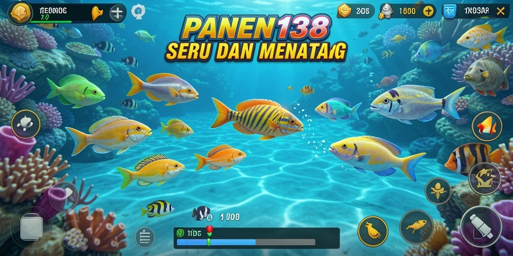 Screenshot gameplay Tembak Ikan yang penuh aksi dan seru.