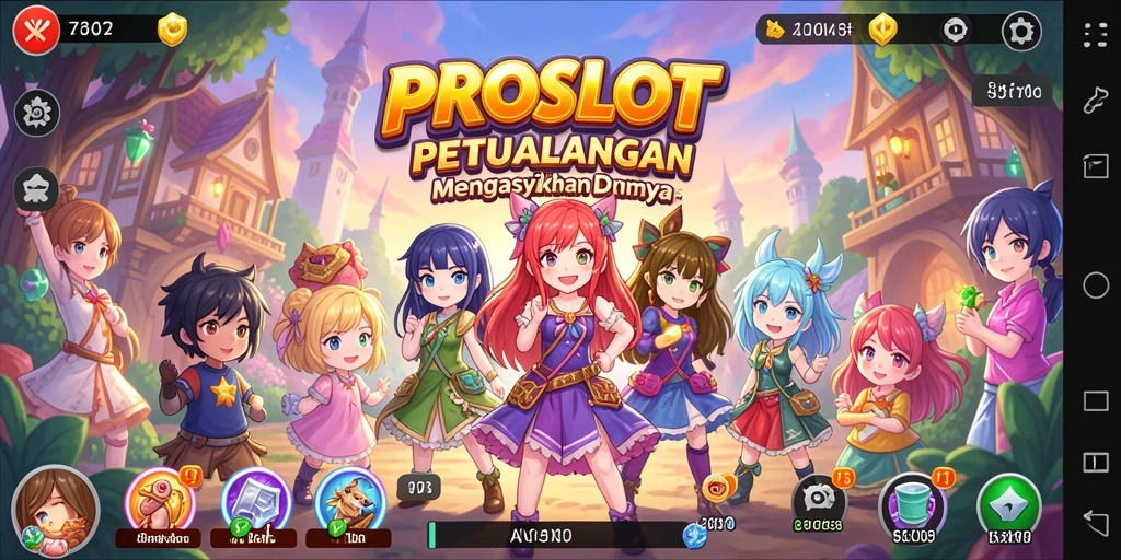 Tampilan screenshot PROSLOT menampilkan gameplay seru dalam dunia Anime.