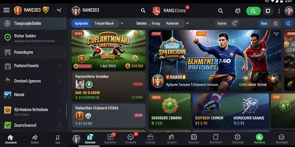 Tampilan gameplay RANS303 yang menarik di layar smartphone.
