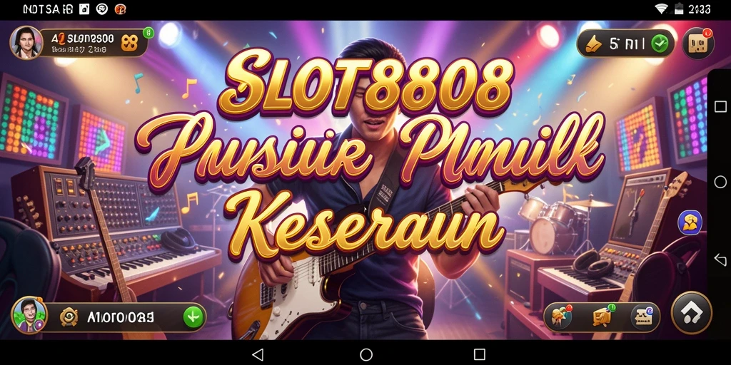 SLOT8808 menampilkan gameplay musik yang seru dan menghibur.
