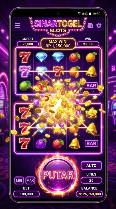 Instalasi yang sederhana dan cepat di aplikasi sinartogel.